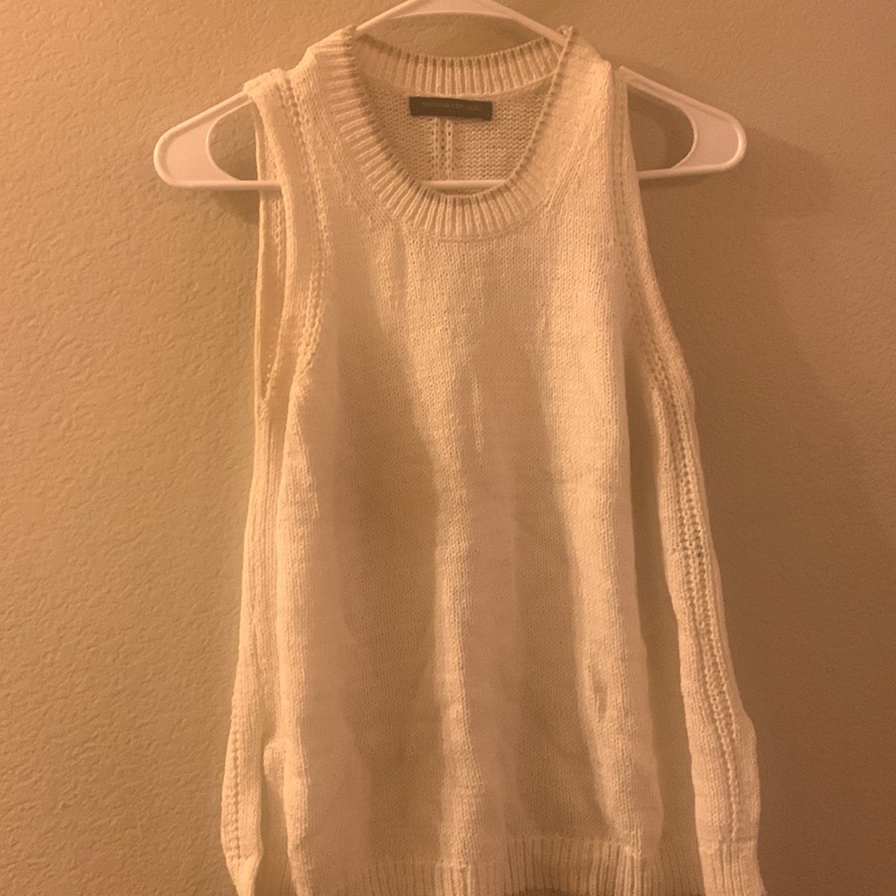 Sweater tank top